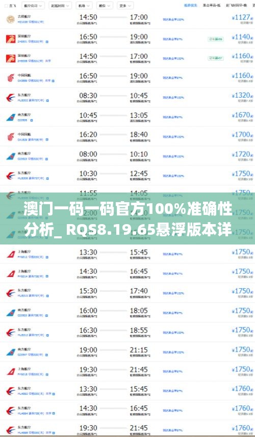 澳门一码一码官方100%准确性分析_ RQS8.19.65悬浮版本详解
