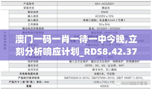 澳门一码一肖一待一中今晚,立刻分析响应计划_RDS8.42.37灵动版