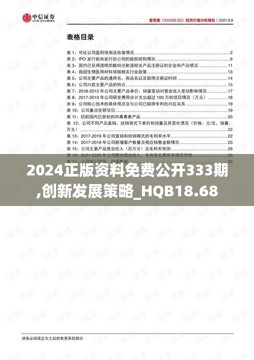 2024正版资料免费公开333期,创新发展策略_HQB18.68
