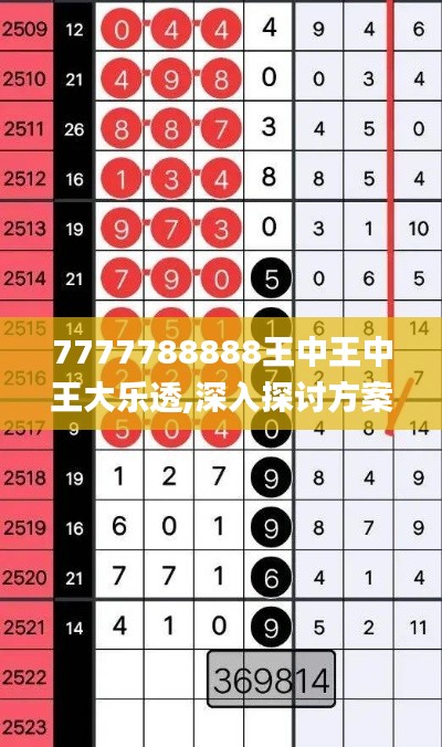 7777788888王中王中王大乐透,深入探讨方案策略_PMF15.34