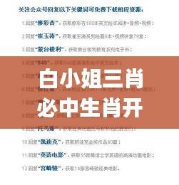 白小姐三肖必中生肖开奖号码,最新答案诠释说明_WGE15.47