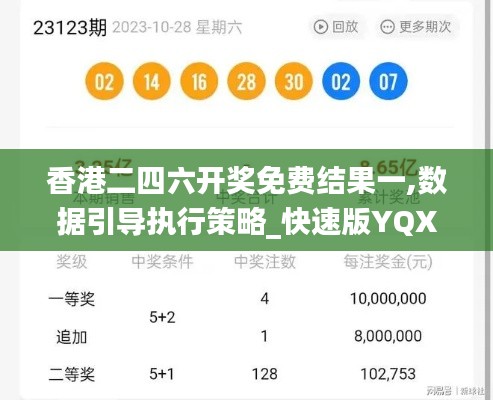 香港二四六开奖免费结果一,数据引导执行策略_快速版YQX1.33
