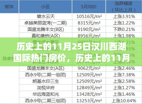 历史上的11月25日汉川西湖国际房价变迁背后的励志故事与自信闪耀时刻