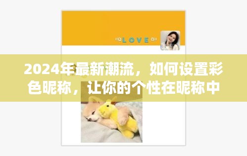 2024年彩色昵称设置指南，让个性在昵称中熠熠生辉