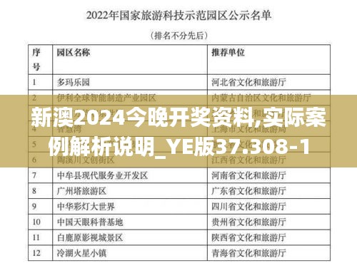 新澳2024今晚开奖资料,实际案例解析说明_YE版37.308-1