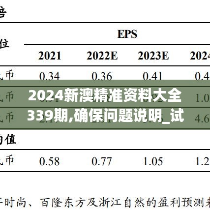 2024新澳精准资料大全339期,确保问题说明_试用版52.761-9