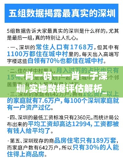 一肖一码一一肖一子深圳,实地数据评估解析_W56.630-5