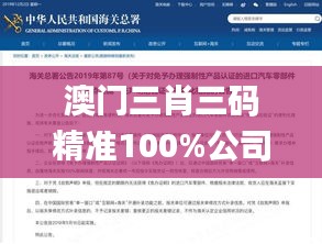 澳门三肖三码精准100%公司认证,高速响应设计策略_视频版6.291-4