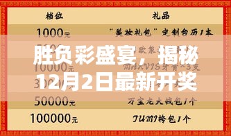 揭秘胜负彩盛宴，最新开奖盛况与时代印记（12月2日）