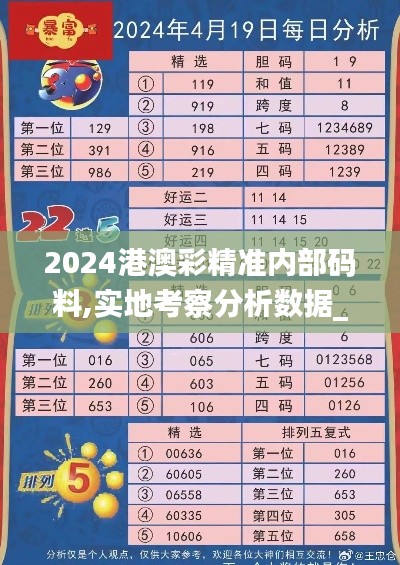 2024港澳彩精准内部码料,实地考察分析数据_Executive15.837-3