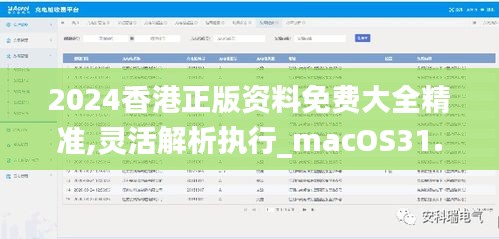 2024香港正版资料免费大全精准,灵活解析执行_macOS31.945-8