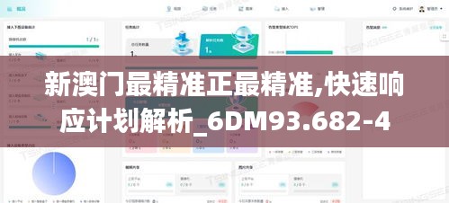 新澳门最精准正最精准,快速响应计划解析_6DM93.682-4