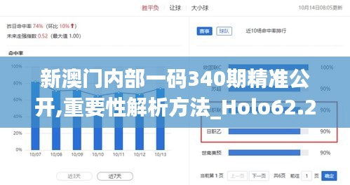 新澳门内部一码340期精准公开,重要性解析方法_Holo62.282-4