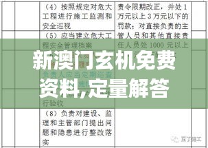 新澳门玄机免费资料,定量解答解释定义_创新版80.789