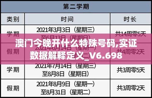 澳门今晚开什么特殊号码,实证数据解释定义_V6.698