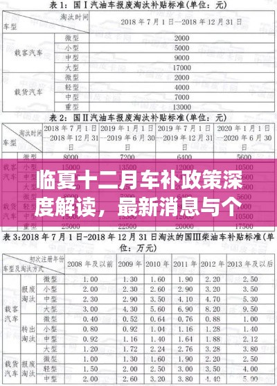 临夏十二月车补政策详解，最新消息与个人观点探析