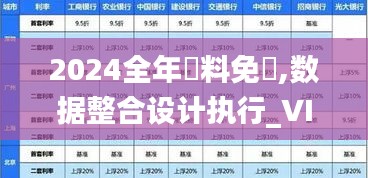 2024全年資料免費,数据整合设计执行_VIP34.458
