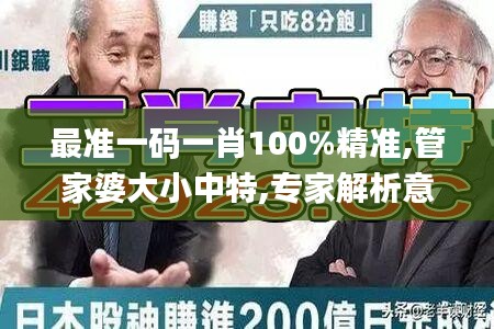 最准一码一肖100%精准,管家婆大小中特,专家解析意见_限量版1.886