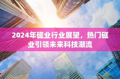 2024年磁业行业展望，热门磁业引领科技潮流未来发展