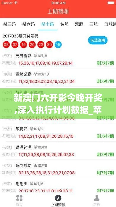新澳门六开彩今晚开奖,深入执行计划数据_苹果款5.843