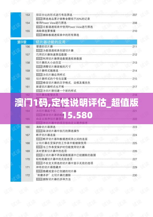 澳门1码,定性说明评估_超值版15.580