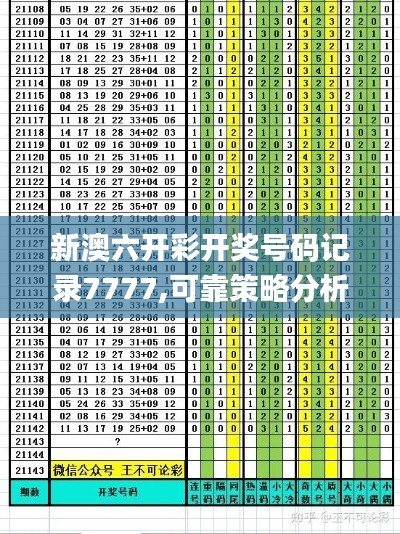 新澳六开彩开奖号码记录7777,可靠策略分析_特别版7.834