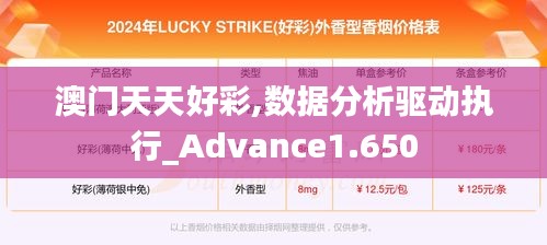 澳门天天好彩,数据分析驱动执行_Advance1.650