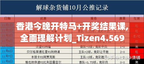 香港今晚开特马+开奖结果课,全面理解计划_Tizen4.569