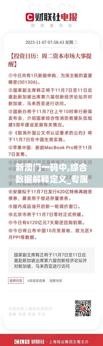 新澳门一码中,综合数据解释定义_专属版5.759