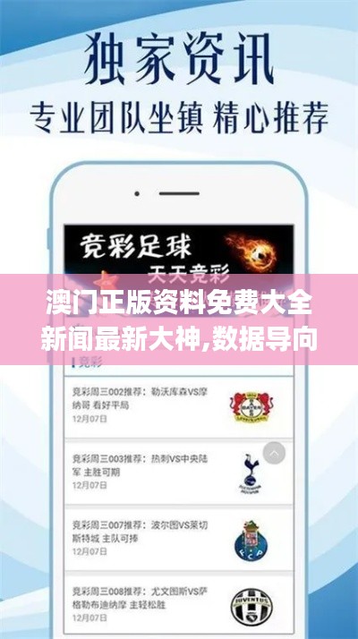 澳门正版资料免费大全新闻最新大神,数据导向执行策略_set1.350