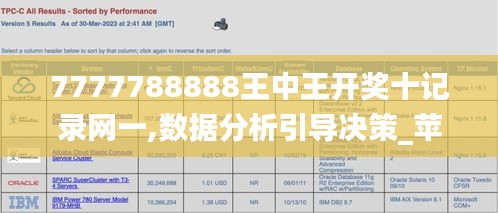 7777788888王中王开奖十记录网一,数据分析引导决策_苹果版6.710
