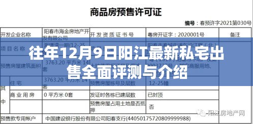 往年12月9日阳江私宅最新出售全面评测与介绍，最新房源概览