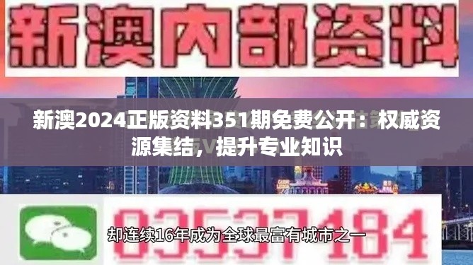 新澳2024正版资料351期免费公开：权威资源集结，提升专业知识