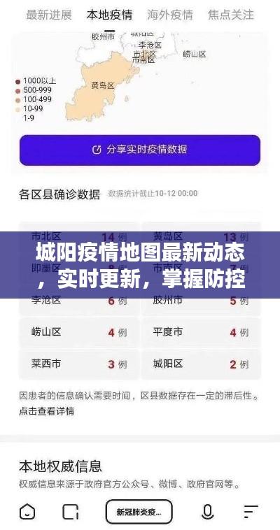 城阳疫情实时动态地图，掌握防控最新进展，主动应对疫情📈