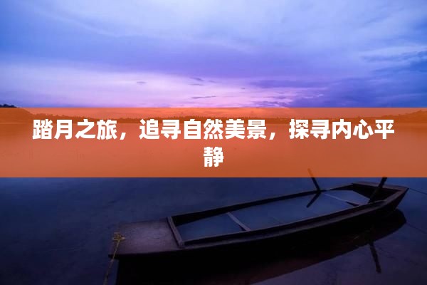 踏月之旅，追寻自然美景与内心宁静的旅程