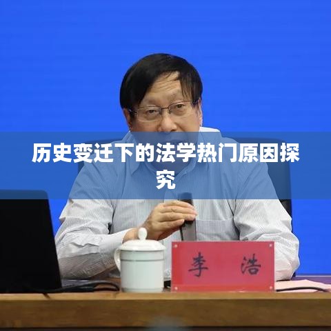 历史变迁背景下的法学热门原因探究