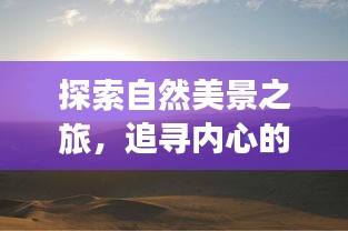 自然探索之旅，追寻内心宁静与和谐，月日健身热潮引领新风尚
