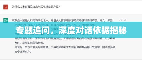 专题追问，深度对话依据揭秘