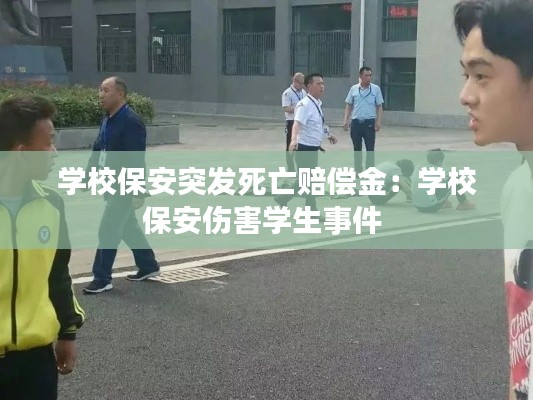 学校保安突发死亡赔偿金：学校保安伤害学生事件 
