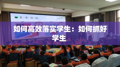 如何高效落实学生：如何抓好学生 