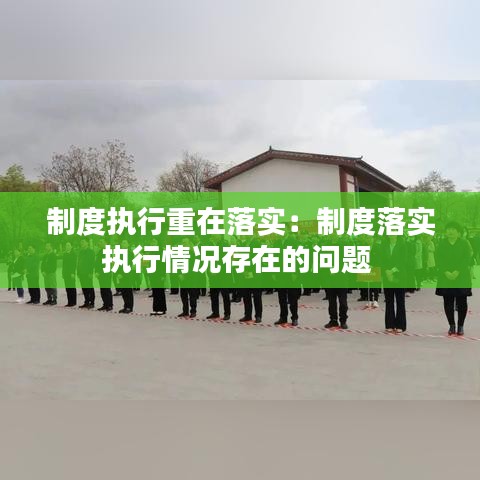 制度执行重在落实：制度落实执行情况存在的问题 