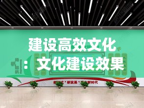 建设高效文化：文化建设效果 