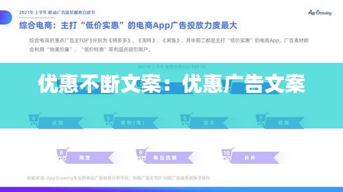 优惠不断文案：优惠广告文案 