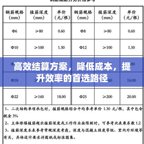 高效结算方案，降低成本，提升效率的首选路径