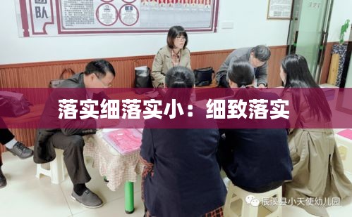 落实细落实小：细致落实 