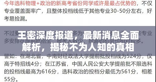 王密深度报道，最新消息全面解析，揭秘不为人知的真相