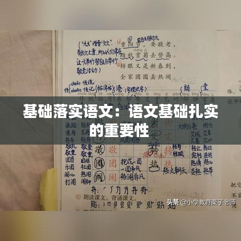 基础落实语文：语文基础扎实的重要性 