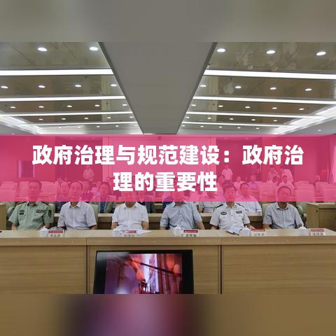 政府治理与规范建设：政府治理的重要性 
