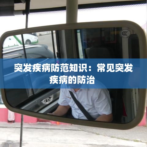 突发疾病防范知识：常见突发疾病的防治 