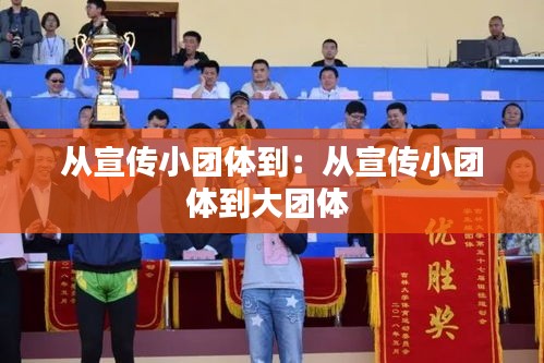 从宣传小团体到：从宣传小团体到大团体 